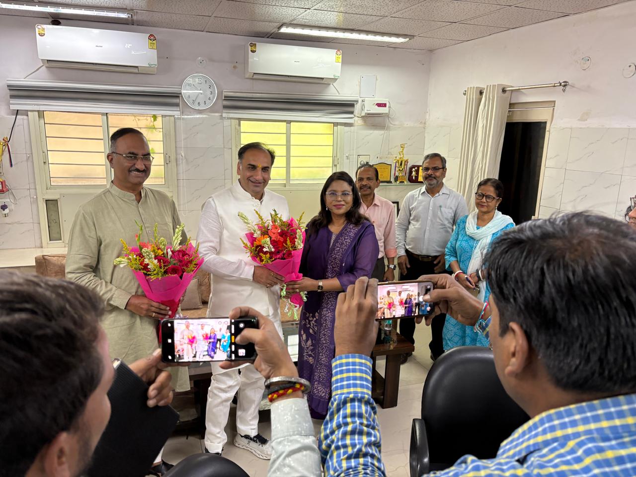 Addl. Commissioner round for "Kude Se Azadi" Program